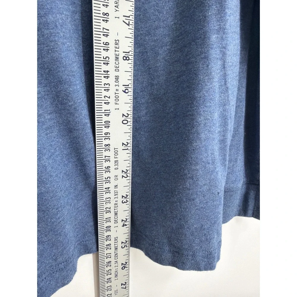 Vineyard‎ Vines Boys Blue Football Whale Long Sleeve Pocket T-Shirt Size L 16